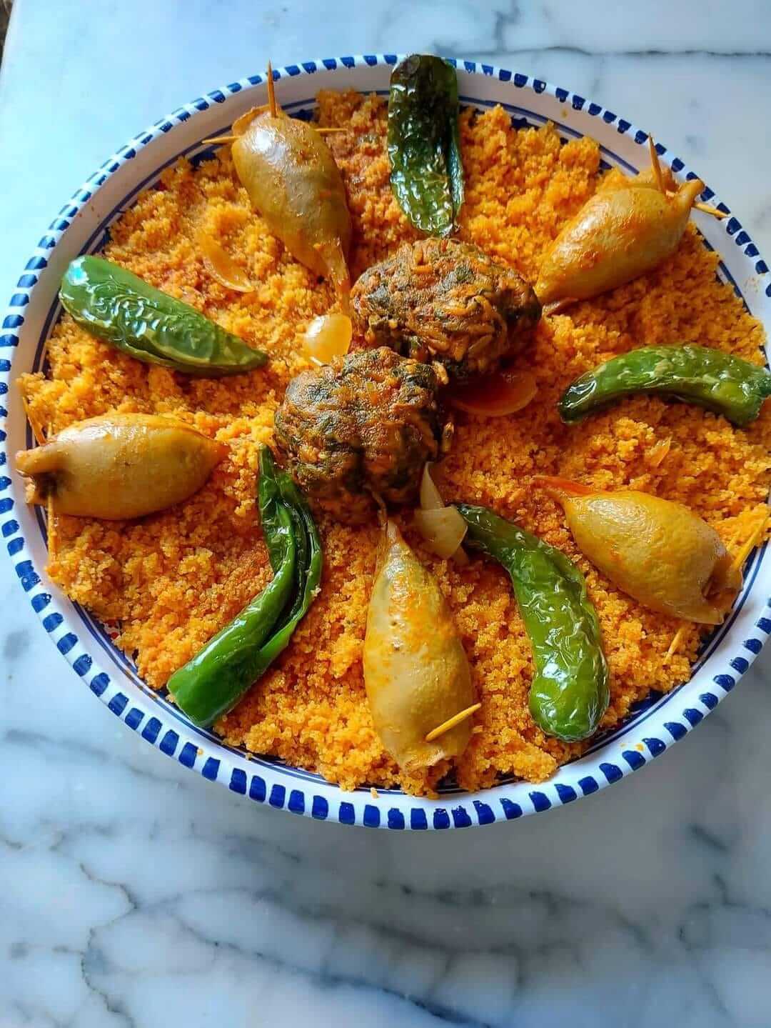Couscous Tunisien au Calamar